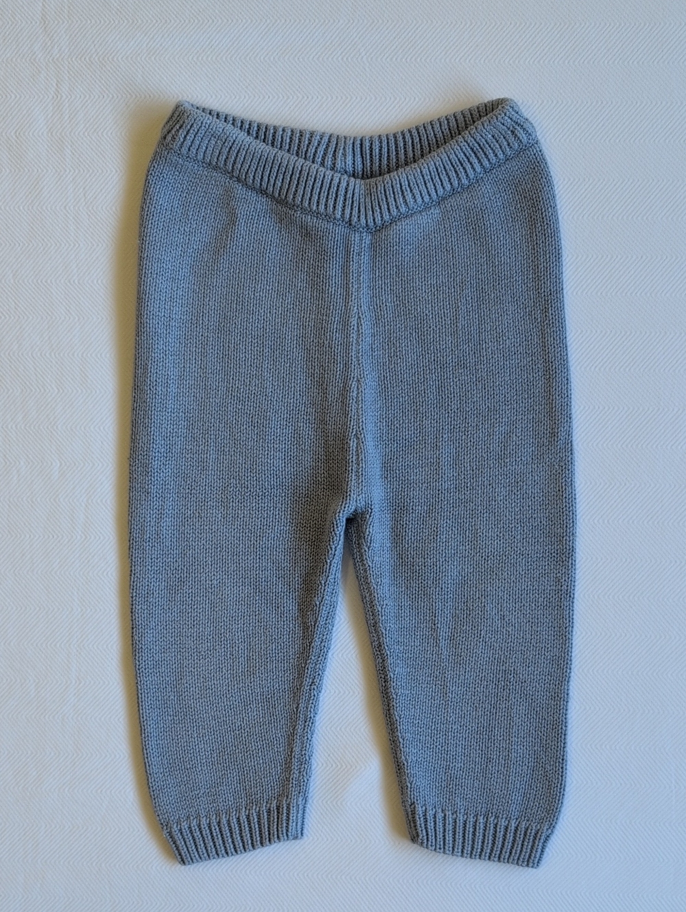 STELLA MCCARTNEY X BABY GAP | Cotton Cashmere Knit Pants Slate Blue Y2K | 6-12M